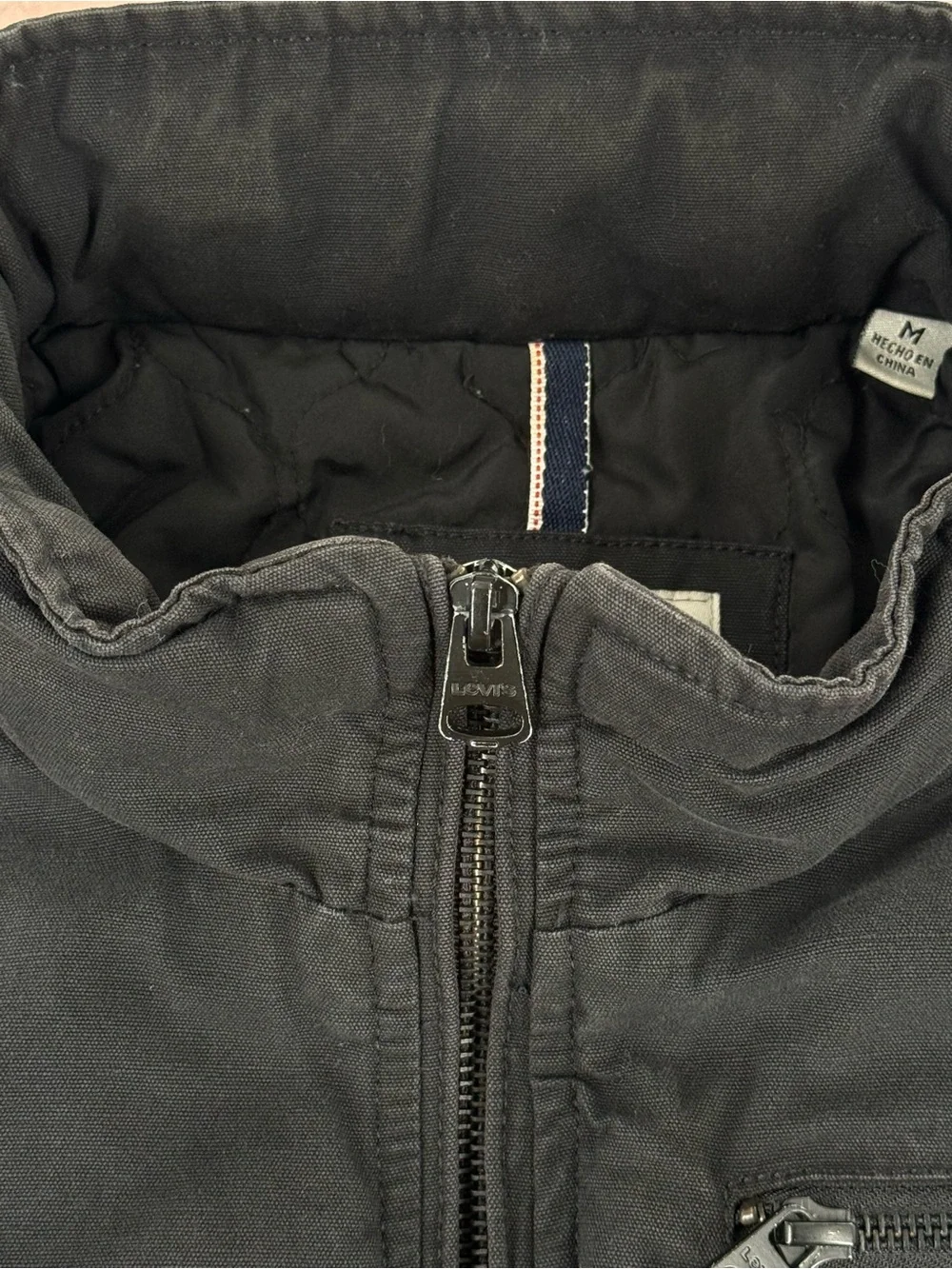 Levi’s Women’s Black Quilted Utility Field Jacket Size M